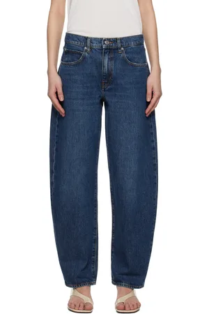 Frame Blue Low Slung Barrel Jeans