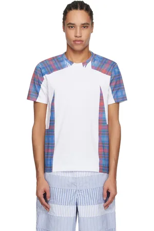 Comme des Garçons White Check T-shirt
