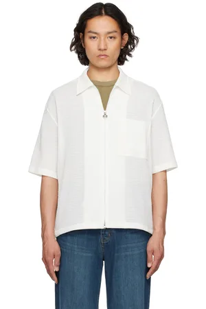 Solid White Gauze Shirt