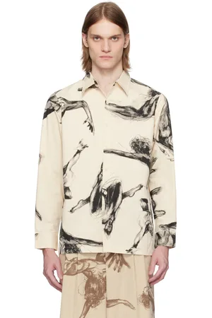 KIDSUPER STUDIOS Beige Trapeze Performer Button Up Shirt