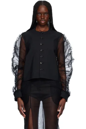 Comme des Garçons Black Yarn Dyed Blazer