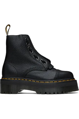Dr. Martens Black Sinclair Leather Platform Boots