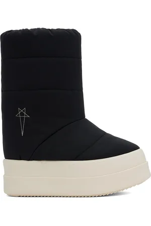 Rick Owens Black Porterville Mega Bumper Lunar Boots
