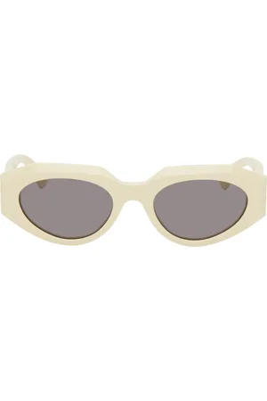 Bottega Veneta Beige Facet Sunglasses