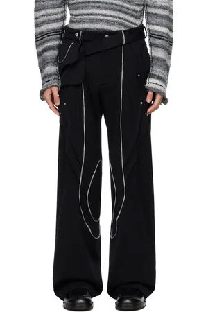 Kiko Kostadinov Black Chalice Trousers