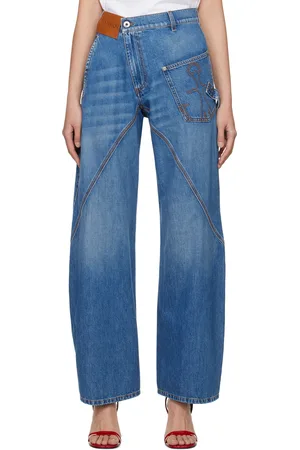 J.W.Anderson Blue Twisted Jeans
