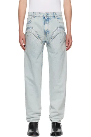 Y / PROJECT SSENSE Exclusive Blue Cut Out Jeans