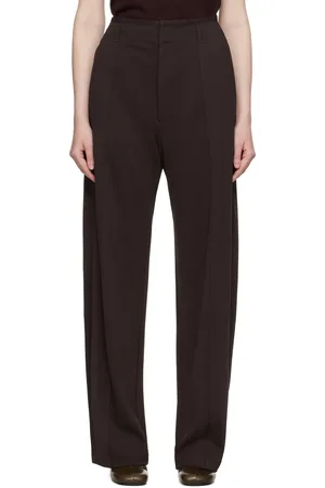 LEMAIRE Brown Relaxed Volume Trousers