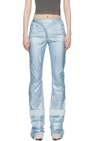 OTTOLINGER Blue Coated Open Back Trousers