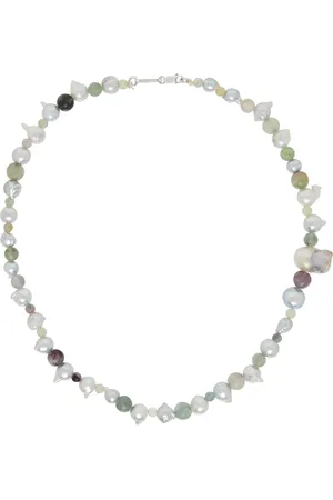 PEARLS BEFORE SWINE Blue & Green Baroque Pearl Necklace