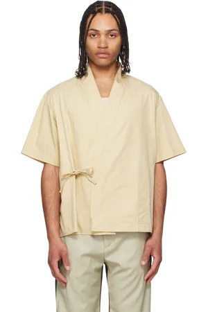 Kenzo Beige Kimono Shirt