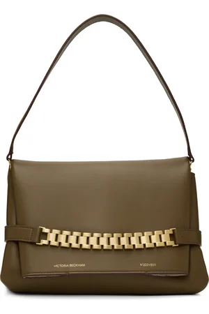 Victoria Beckham Khaki Chain Bag