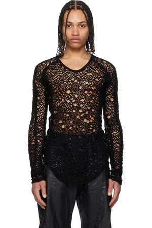 JULIUS Black Coilmon Sweater