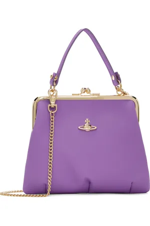 Vivienne Westwood Purple Granny Frame Bag