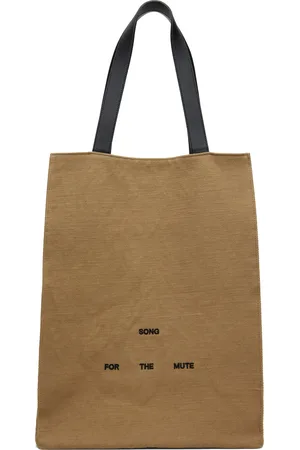 SONG FOR THE MUTE Beige Large Tote