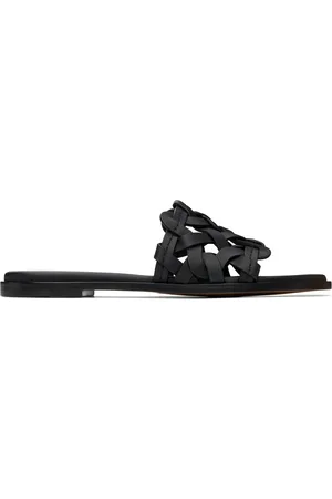 Gianvito Rossi Black Amalfi Sandals
