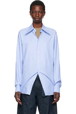 Maison Margiela Blue Oxford Shirt