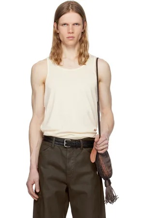 LEMAIRE Off-White Cotton Tank Top