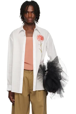 Simone Rocha White Carnation Easy Shirt