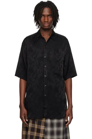 SONG FOR THE MUTE Black S/S Oversized Shirt