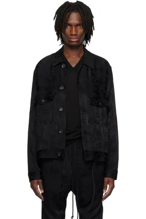 SONG FOR THE MUTE Black Worker Jacket