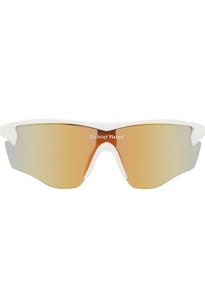 District Vision White Junya Racer Sunglasses