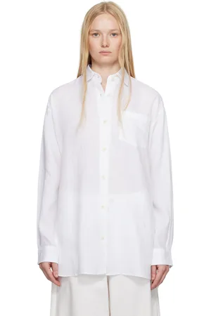 MARIA MCMANUS White A-Line Tunic Shirt