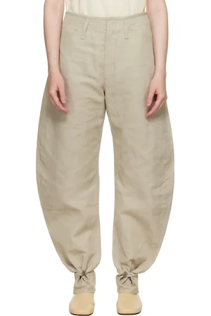 LEMAIRE Beige Tapered Trousers