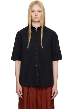 MARIA MCMANUS Black Short Sleeve Oversized Shirt