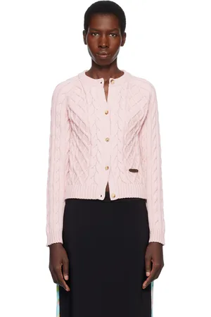 Moschino Pink Organic Cotton Blend Cardigan