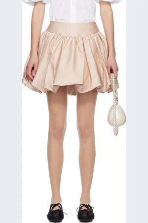 Simone Rocha Pink Gathered Bubble Miniskirt