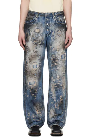 THUG CLUB Blue Combat Casualty Care Jeans
