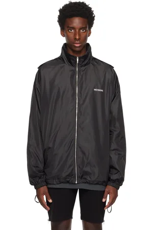 We11 Done Black Printed Jacket