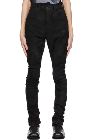JULIUS Black Edge Seam Jeans