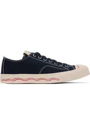 VISVIM Navy Seeger Lo Sneakers