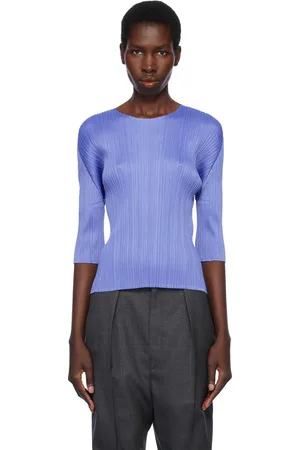 PLEATS PLEASE ISSEY MIYAKE Blue Monthly Colors March Top