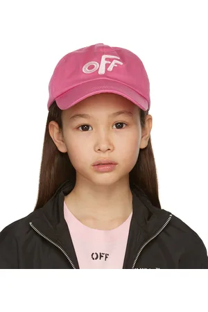 OFF-WHITE Kids Pink Stamp Baseball Cap