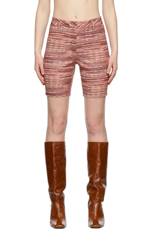 OPEN YY Pink Printed Fitted Shorts