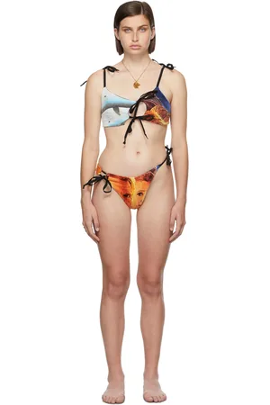 Rave Review SSENSE Exclusive Black Luna Lana Bikini