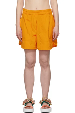 DRIES VAN NOTEN Orange Pool Shorts