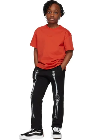 DOUBLET Kids Black Cotton Lounge Pants