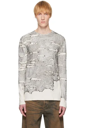 Diesel White & Black K-Cadmo Sweater