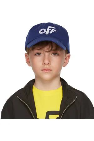 OFF-WHITE Kids Blue Stamp Baseball Cap