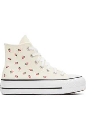 Converse Off-White Chuck Taylor All Star Embroidered Strawberries Sneakers