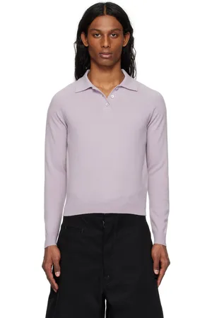 Maison Margiela Purple Wool Polo