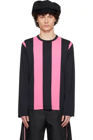 Comme des Garçons Black & Pink Single Jacquard T-shirt