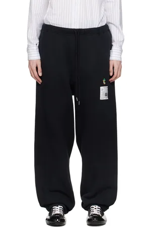 Maison Mihara Yasuhiro Black Distressed Sweatpants
