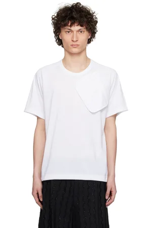 Comme des Garçons White Polyester Jersey T-shirt