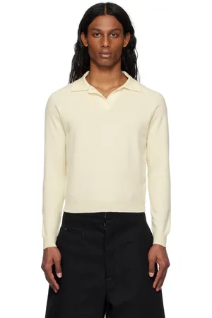 Maison Margiela Off-White Wool Polo