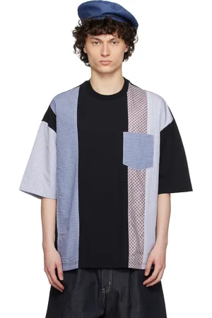 Comme des Garçons Black Multi Fabrics Mix T-shirt